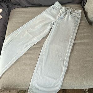 PacSun baggy jeans size 25 light wash blue denim